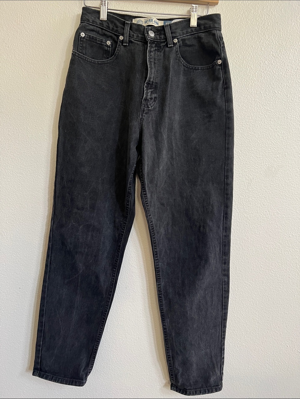 GAP True Vintage Women's No 3 Classic Fit CLS Jeans 90s USA Faded Black Size 10